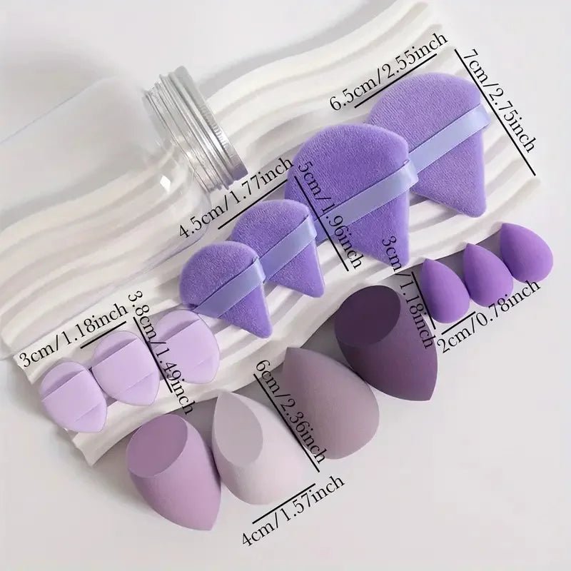 14PCS Makeup Sponge Set with Jar - Healora Shop