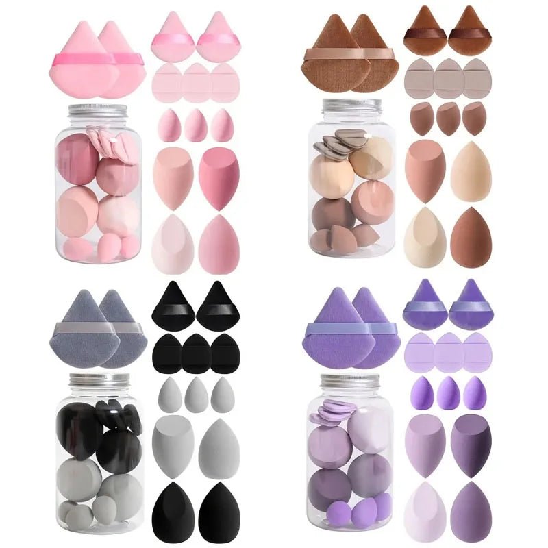 14PCS Makeup Sponge Set with Jar - Healora Shop