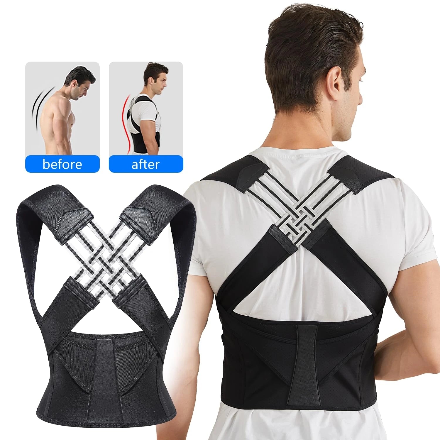 Back Brace Posture Support for Women and Men