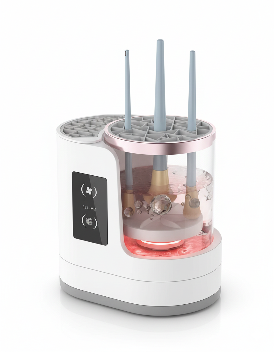 Electric Makeup Brush Cleaner – USB Charging & Dryer