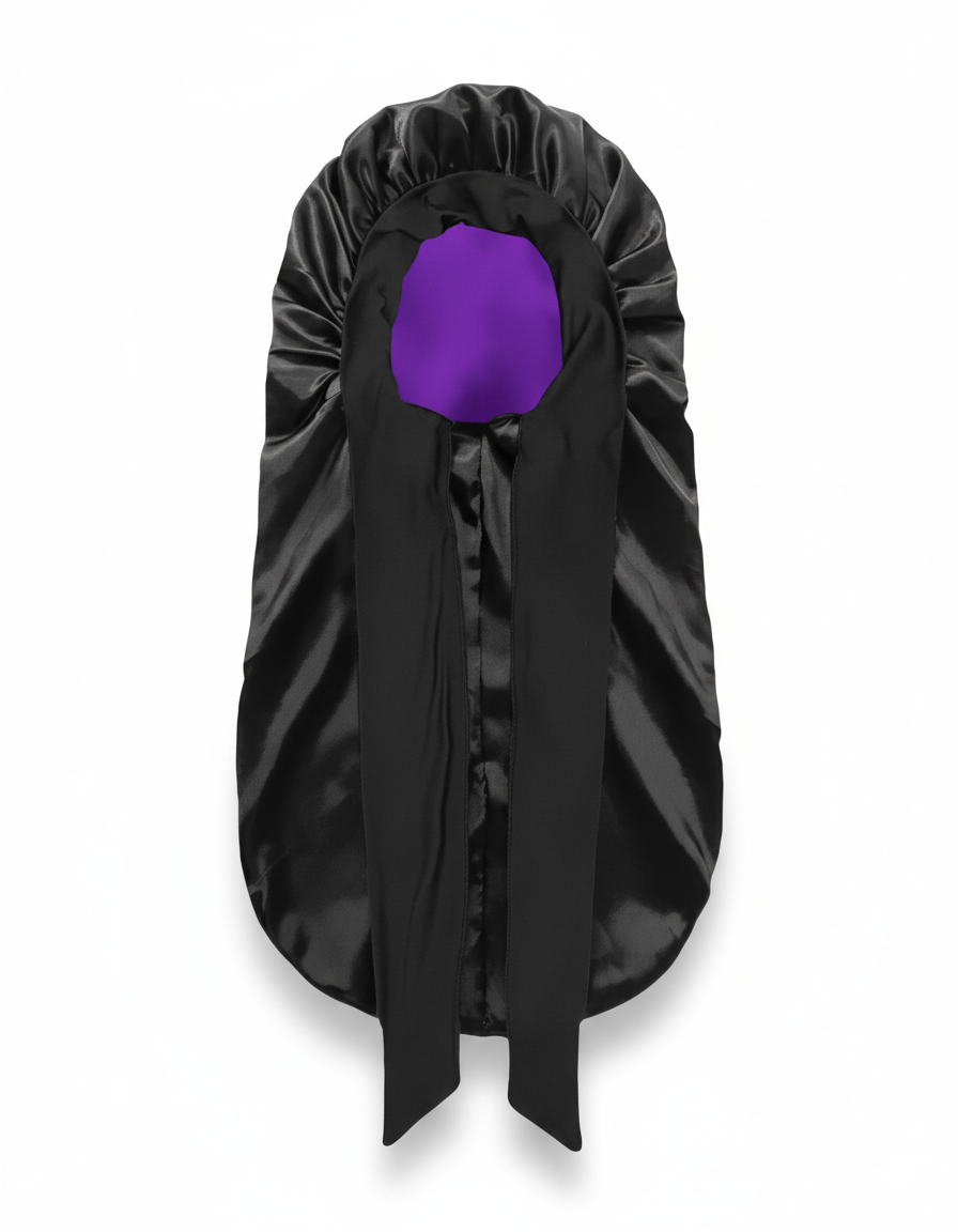 Extra Large Silk Bonnet Cap – Satin Sleep Hat