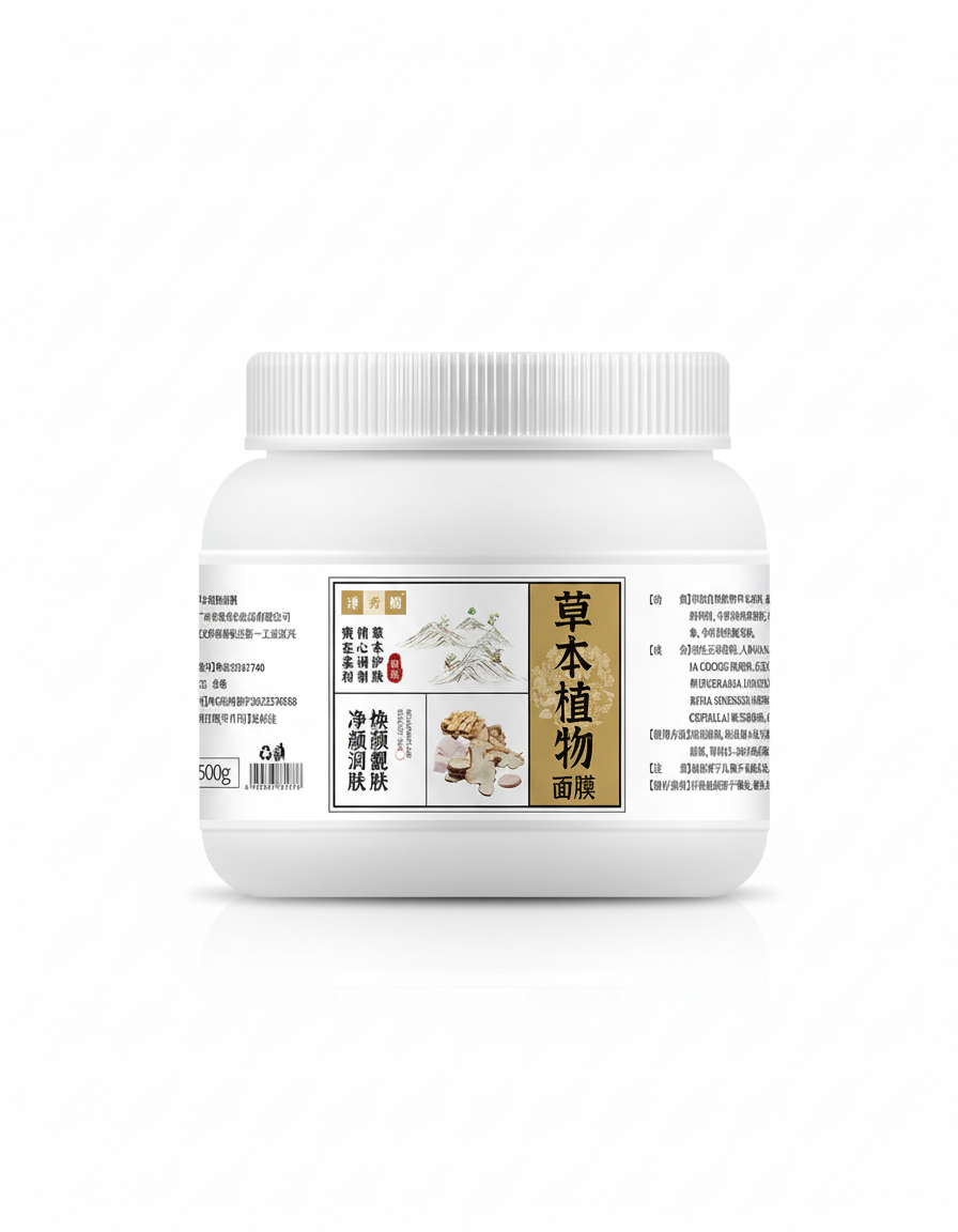 Herbal Moisturizing Face Mask Powder for Spa Use