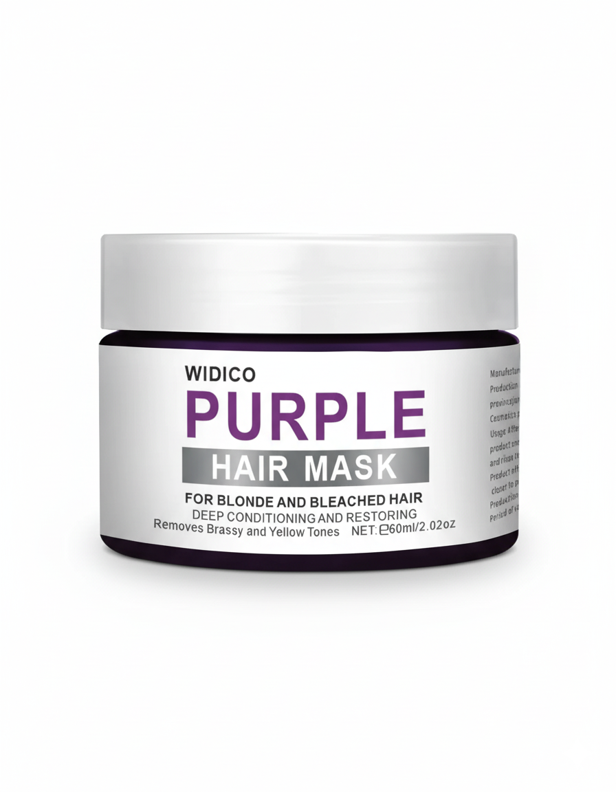 Purple Shampoo for Yellow Tone Removal and Hair Care