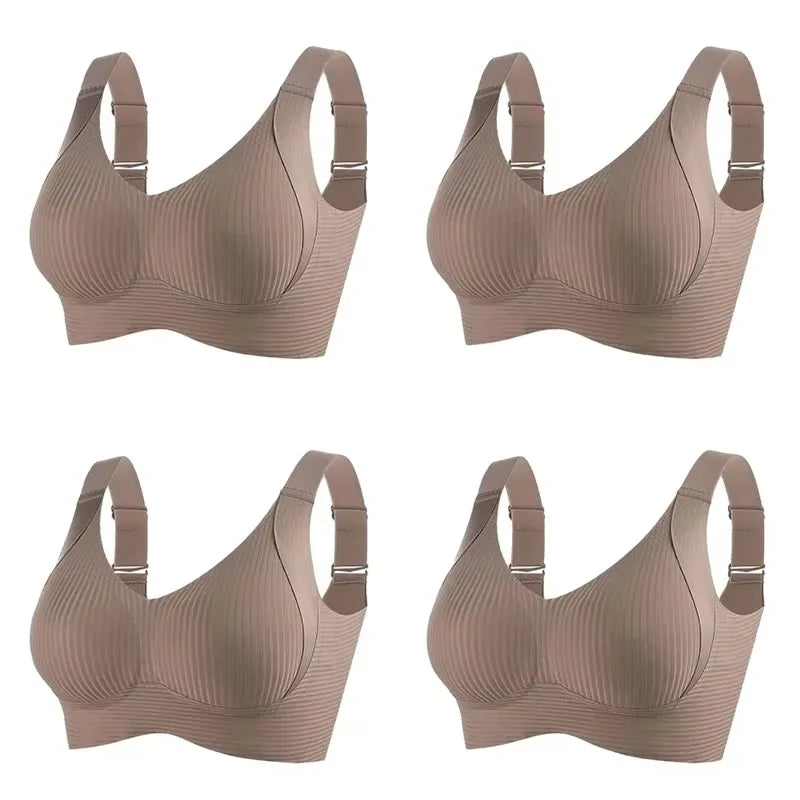 FallSweet Seamless Wireless Bra Set – 4 Pack