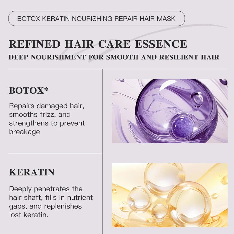 5-Second Magical Keratin Hair Repair Mask