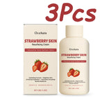 Strawberry Rejuvenating Body Cream Brightening Smooth Soft Skin Intensive Moisturizing for Dry Rough Skin Body Butter Cream