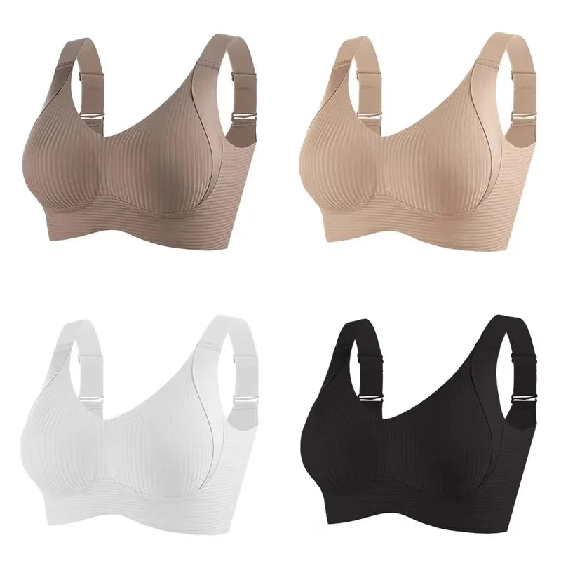FallSweet Seamless Wireless Bra Set – 4 Pack