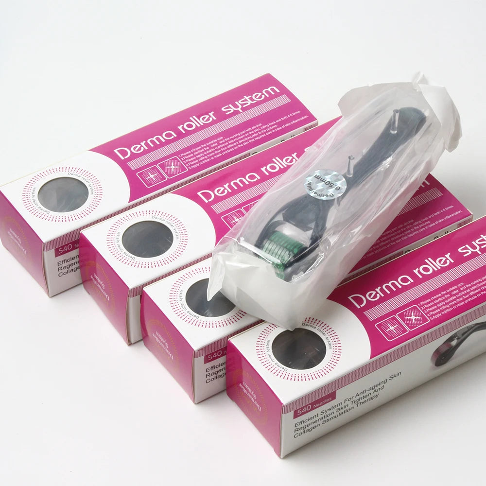 540 Derma Roller – 5-Piece Professional Set