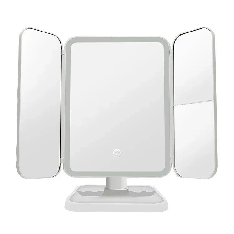 Smart TriFold Light-Up Makeup Mirror