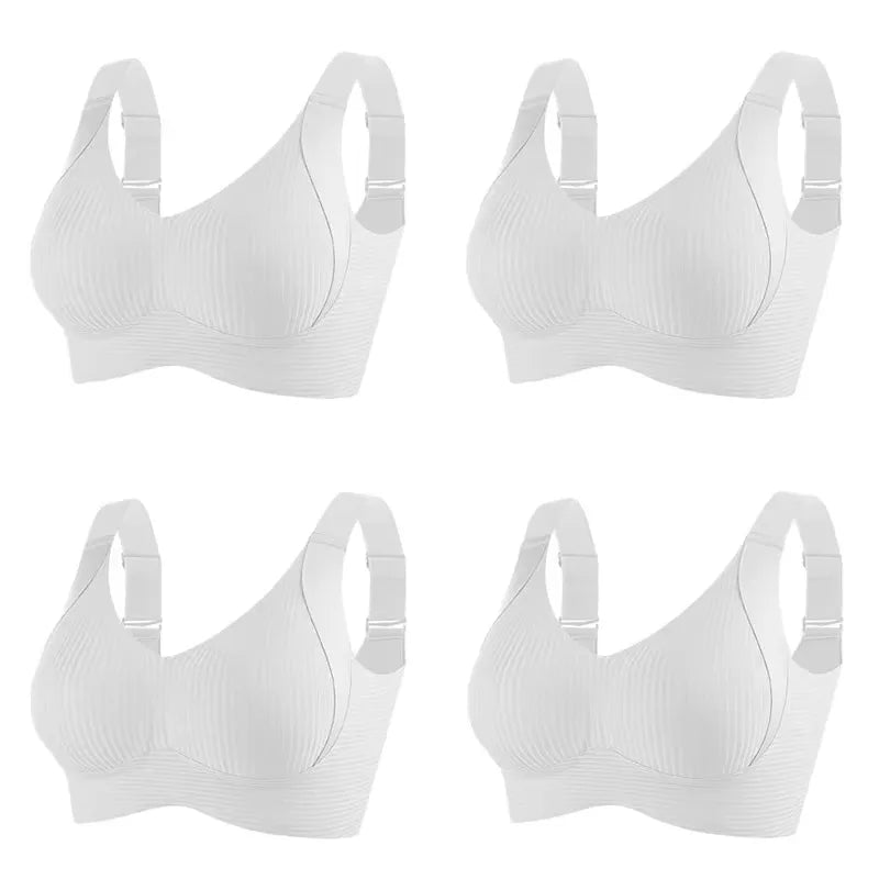 FallSweet Seamless Wireless Bra Set – 4 Pack