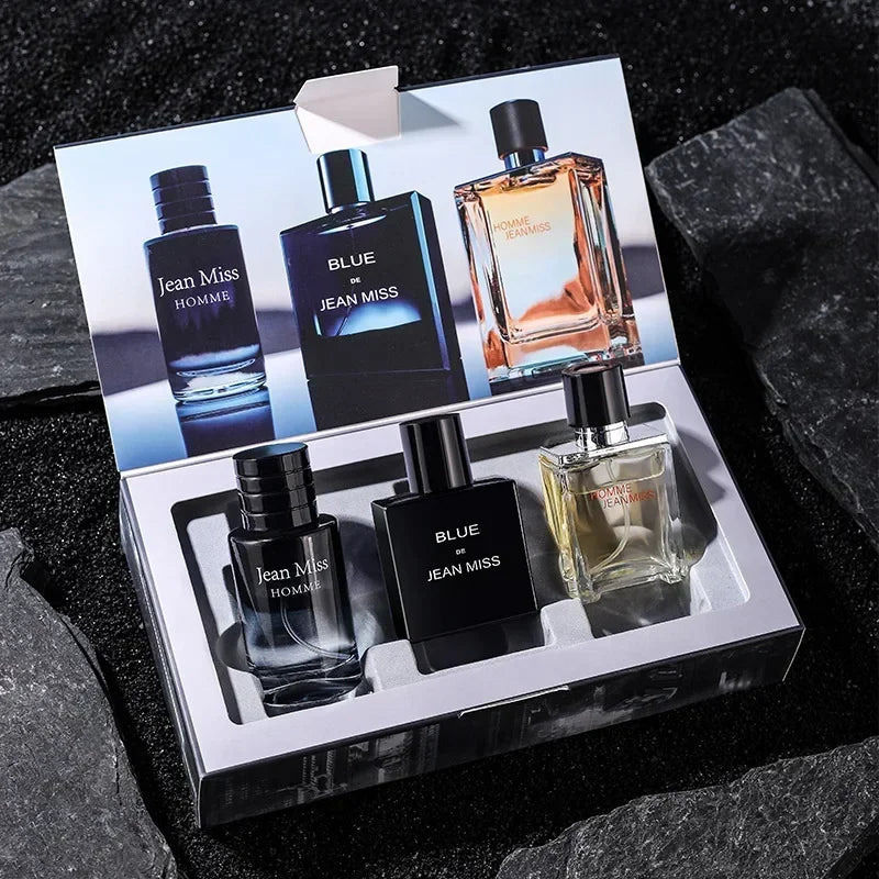 Men’s Perfume Gift Set – 3×90ml Long-Lasting Cologne