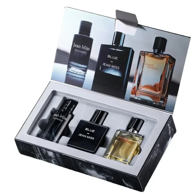 Men’s Perfume Gift Set – 3×90ml Long-Lasting Cologne