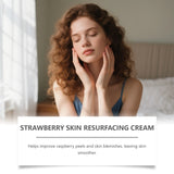 Strawberry Rejuvenating Body Cream Brightening Smooth Soft Skin Intensive Moisturizing for Dry Rough Skin Body Butter Cream
