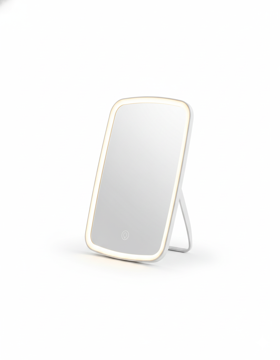 2400mAh Touch LED Makeup Mirror for Desktop Use