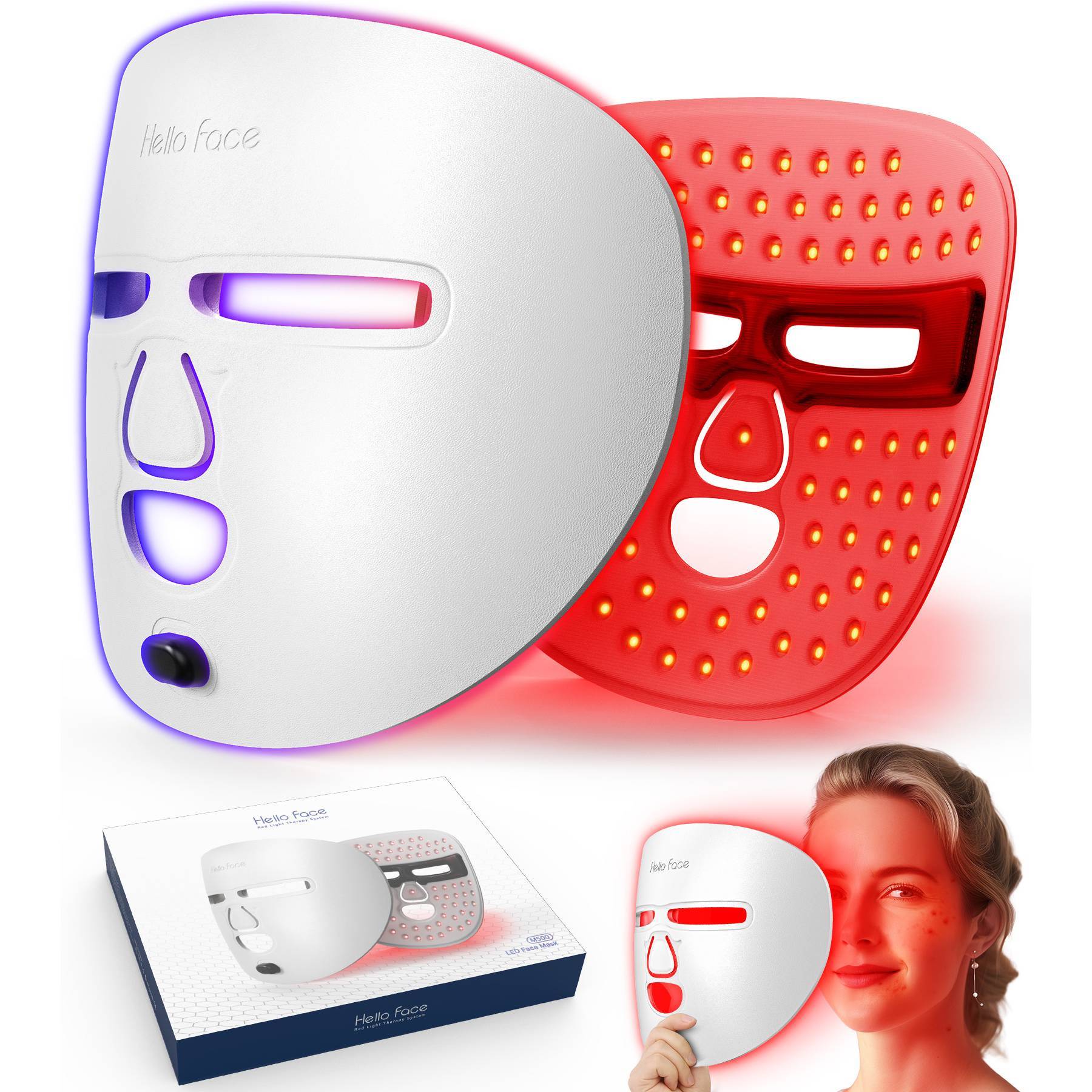 LED Red Light Therapy Mask – Smooth and Glow Skin - Healora Shop