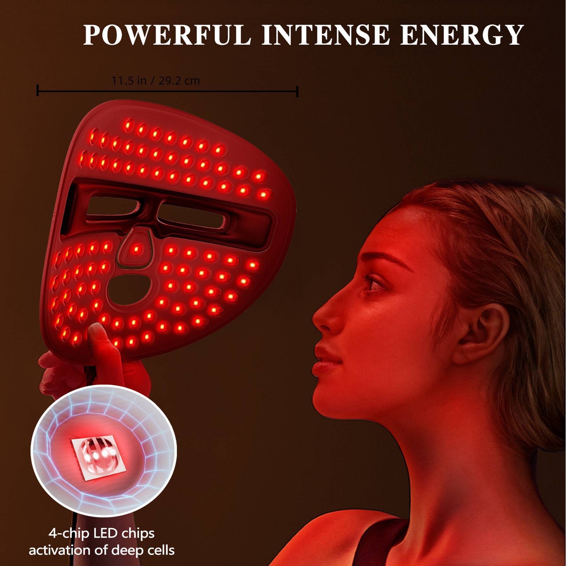 LED Red Light Therapy Mask – Smooth and Glow Skin - Healora Shop