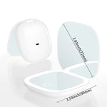 Mini LED Makeup Mirror – Foldable & Rechargeable - Healora Shop