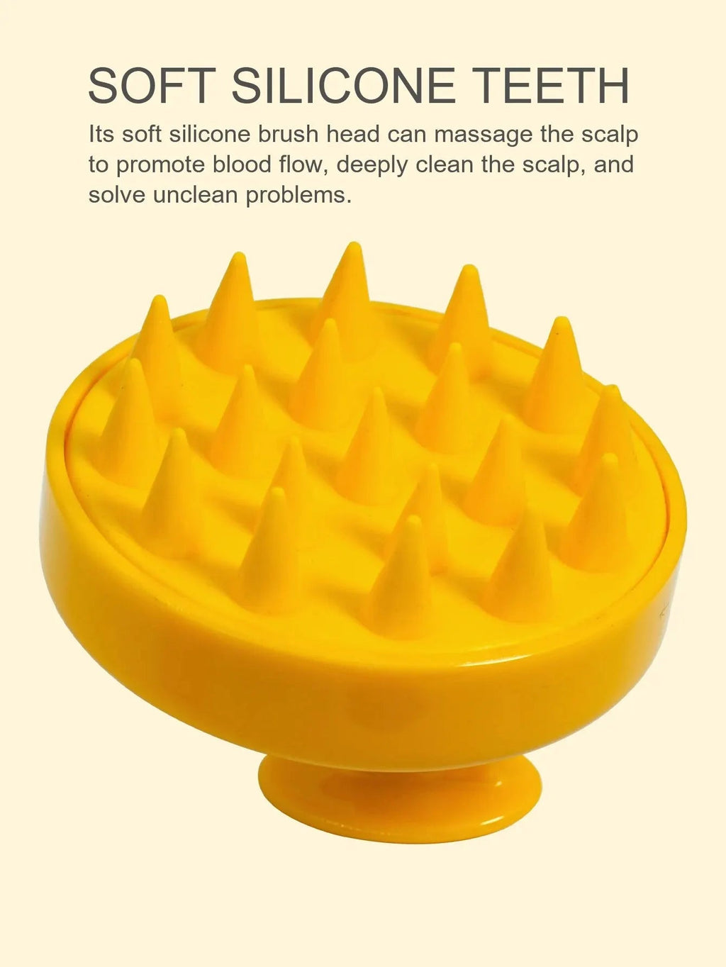 Silicone Scalp Massage Brush – Shampoo & Bath Comb - Healora Shop