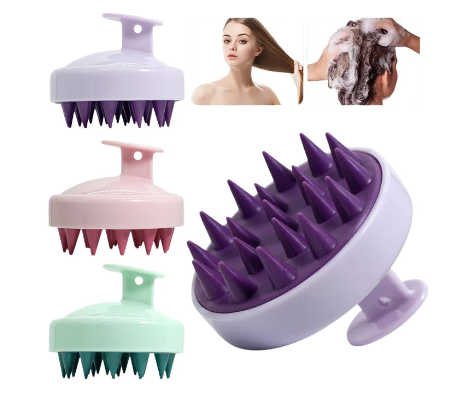 Silicone Scalp Massage Brush – Shampoo & Bath Comb - Healora Shop