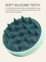 Silicone Scalp Massage Brush – Shampoo & Bath Comb - Healora Shop