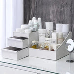 White Drawer Makeup Organizer Box - Healora Shop